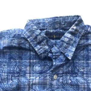 Polo by Ralph Lauren Shirts - Polo Ralph Lauren Men's Standard-Fit Cotton Size L Polo by Ralph Lauren Shirts - Polo Ralph Lauren Men's Standard-Fit Cotton Size L